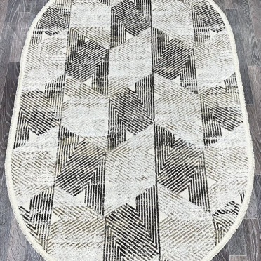 Ковер с ромбами Gordion 16164_1 овал