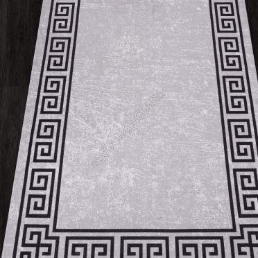 Ковер AB194A - GREY / BLACK - Прямоугольник - коллекция LOTUS