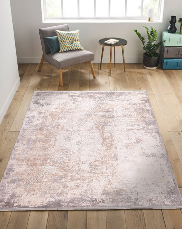 Ковер турецкий 1938 Elexus Hali Olimpos (Бамбуковый шелк, бежевый)