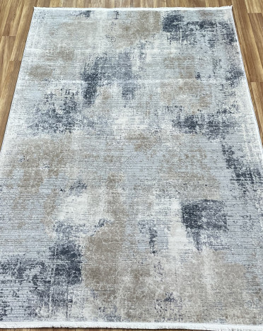 Ковер турецкий S176B INVISTA (Акрил, бежевый, серый)