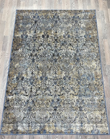 Ковер бельгийский 896078949 Matrix (Вискоза, бежевый, голубой)