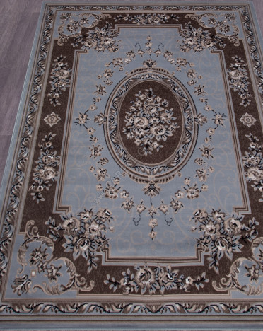 Ковер российский 5444 SIERRA (Полипропилен, коричневый, голубой)