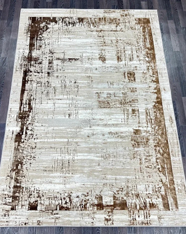 Ковер турецкий 0863B FAME (Полиэстер, бежевый, коричневый)