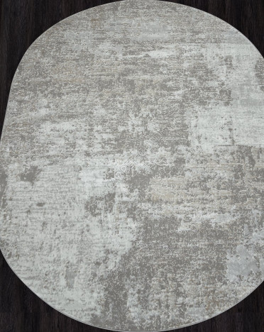 Ковер российский F194 SIRIUS (Хит-сет, бежевый, серый) овальный