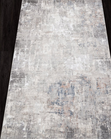 Ковер турецкий 02950A KIRKE (Полиэстер, бежевый, серый)