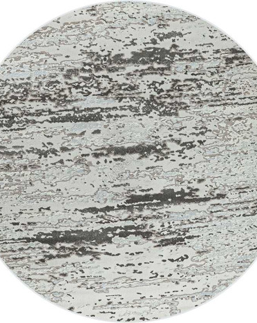 Ковер российский круглый 37441C Rimma Lux (Хит-сет, серый)