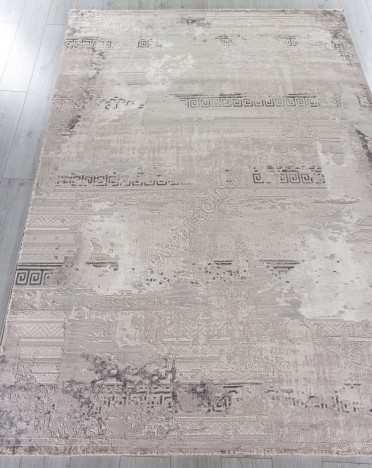 Ковер турецкий O1899-995 Brand (Хит-сет, бежевый, серый)