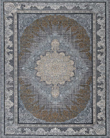 Иранский ковер Iran Mashad 1500 G176 (Акрил, серый)