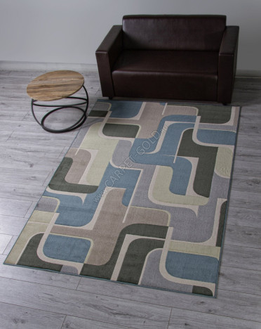 Бельгийский ковер Ragolle MILANO 978011 - 7272 (Полиэстер, бежевый, серый)