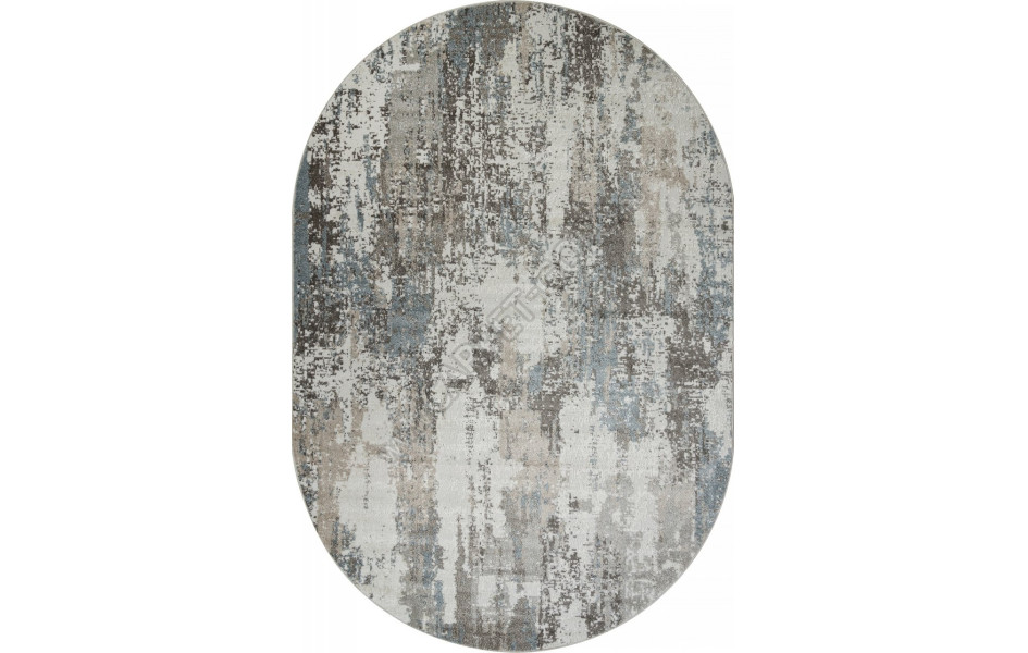 Ковер F229 - BEIGE-BLUE - Овал - коллекция NATUREL