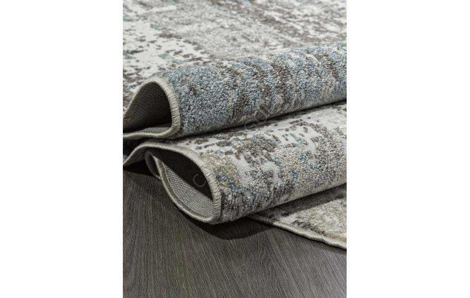 Ковер F229 - BEIGE-BLUE - Овал - коллекция NATUREL