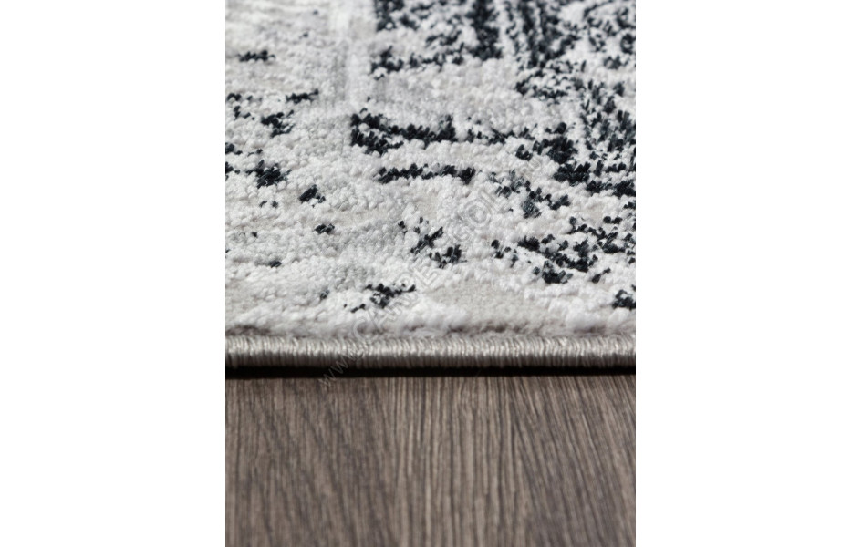 Ковер F281 - DARK GRAY - Овал - коллекция PALERMO