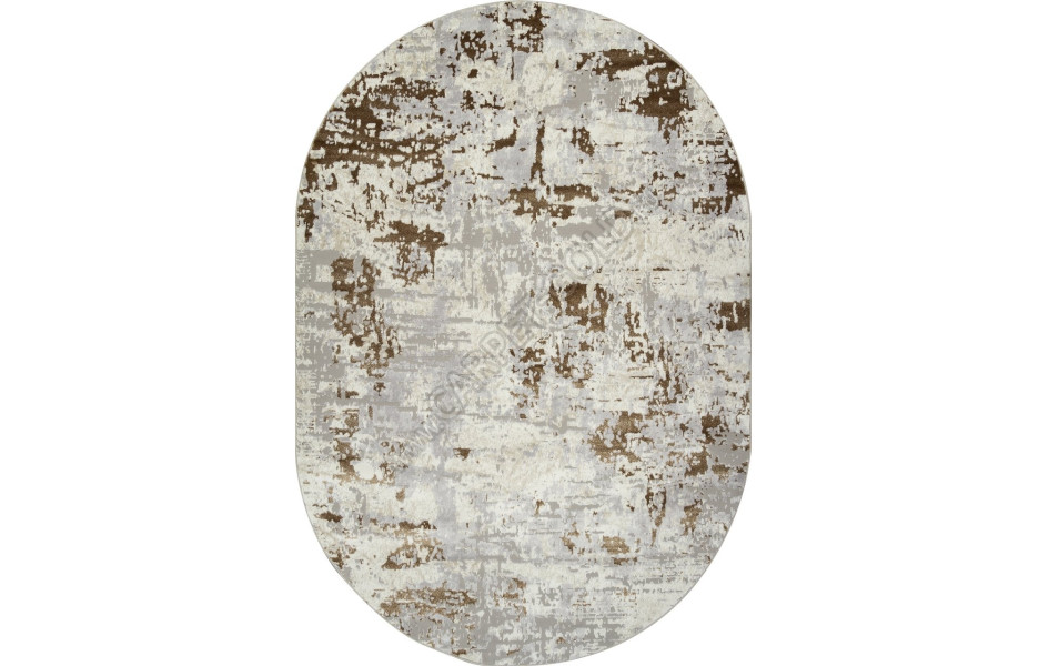 Ковер F284 - BEIGE-GREEN - Овал - коллекция PALERMO