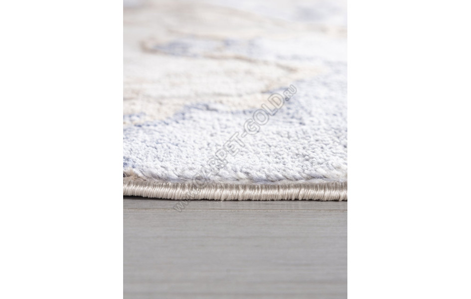 Ковер O1119 - 730 BEIGE / BLUE - Прямоугольник - коллекция SAMIRA