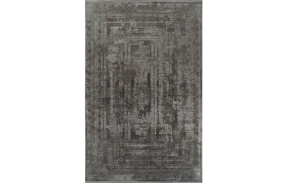 Ковер G078G2 - D.GREY / BEIGE - Прямоугольник - коллекция ROYAL